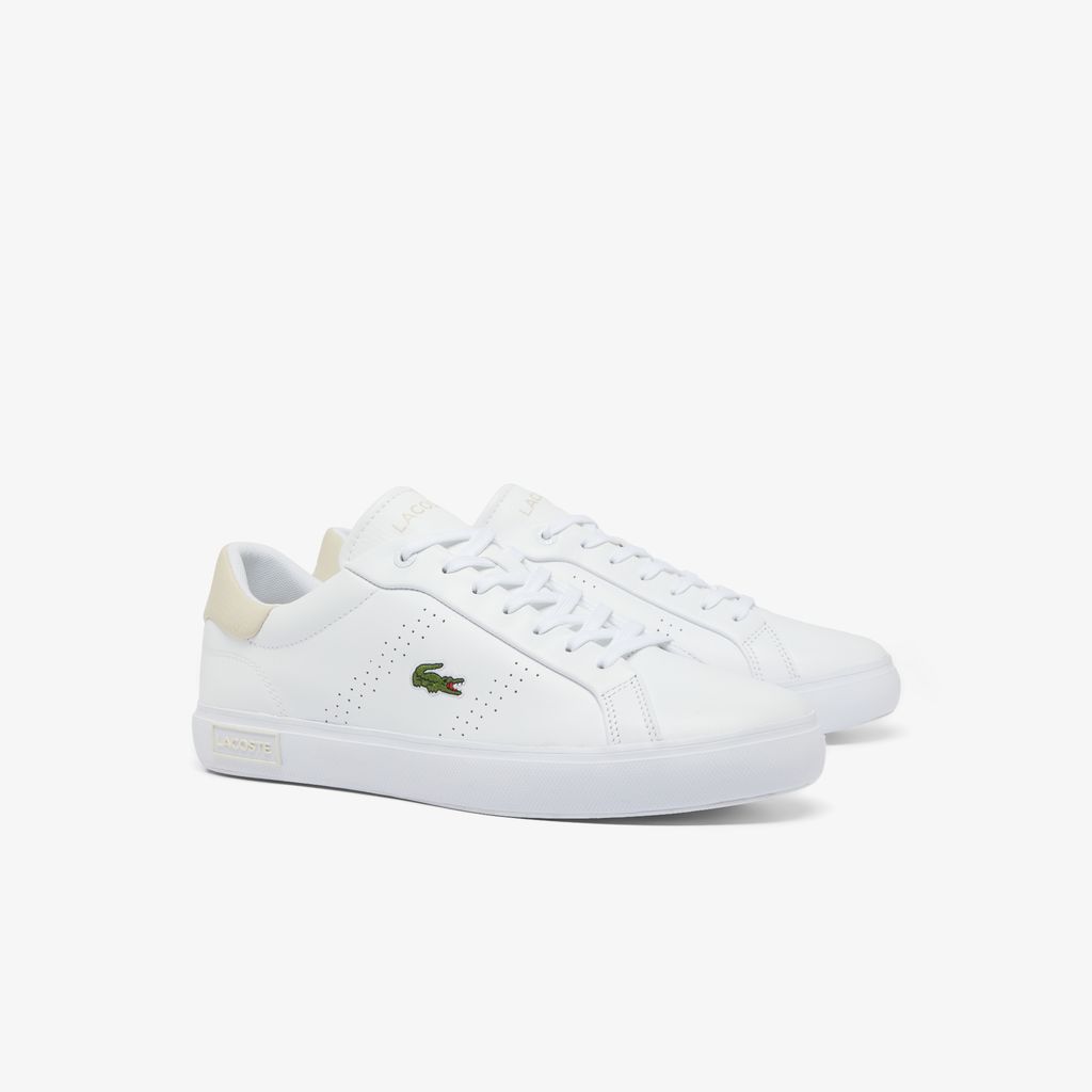 Giày Lacoste Nam Powercourt 2.0 Trainers Chất Liệu Da