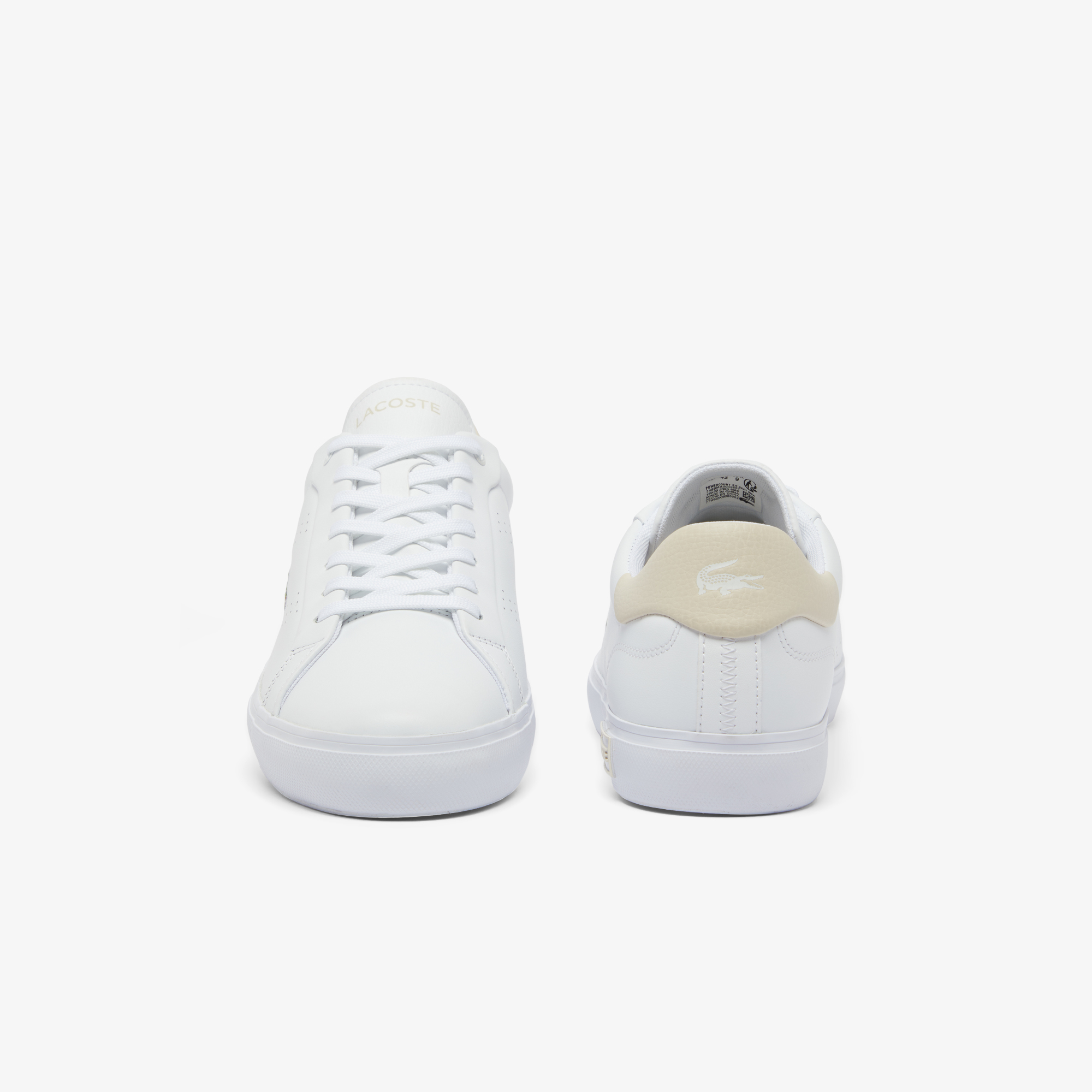 Giày Lacoste Nam Powercourt 2.0 Trainers Chất Liệu Da