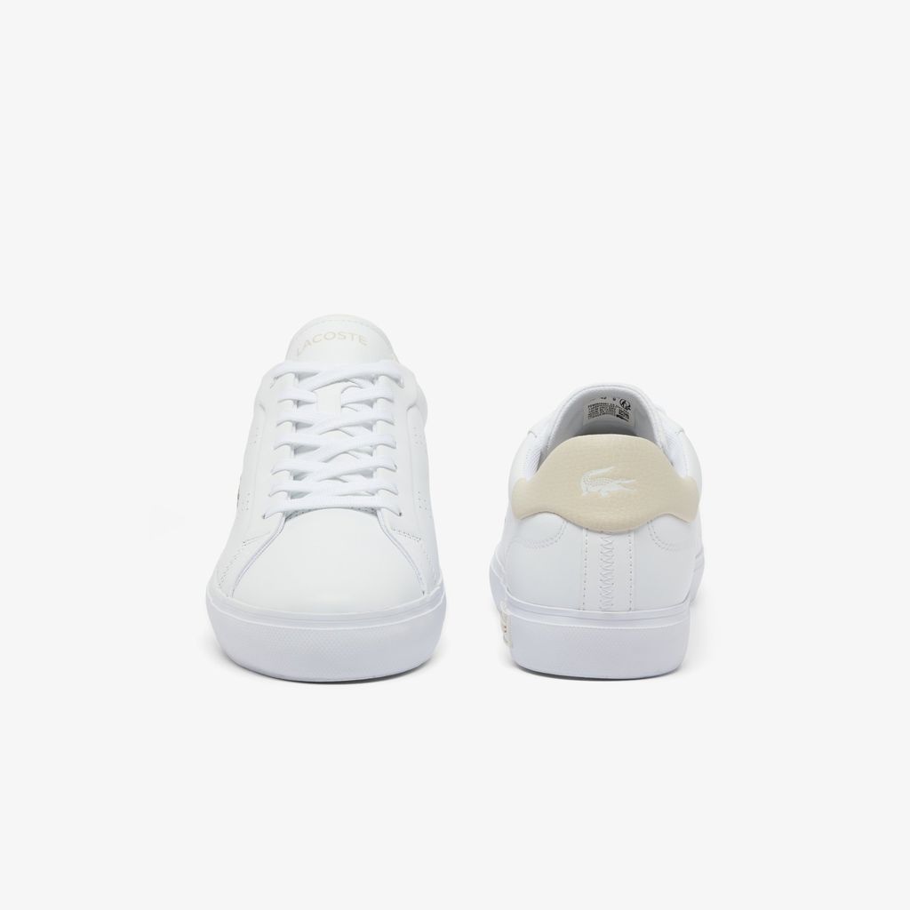 Giày Lacoste Nam Powercourt 2.0 Trainers Chất Liệu Da