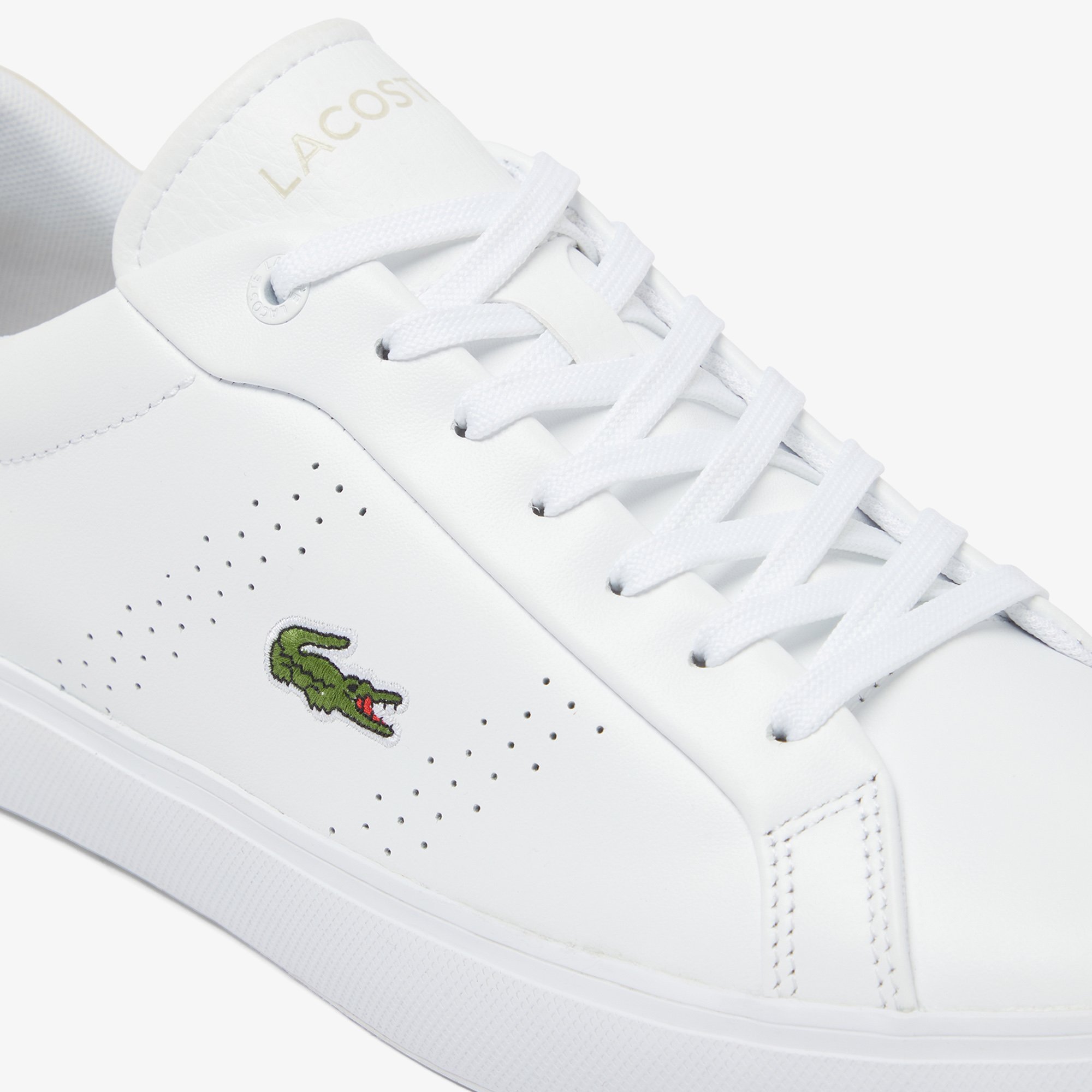 Giày Lacoste Nam Powercourt 2.0 Trainers Chất Liệu Da