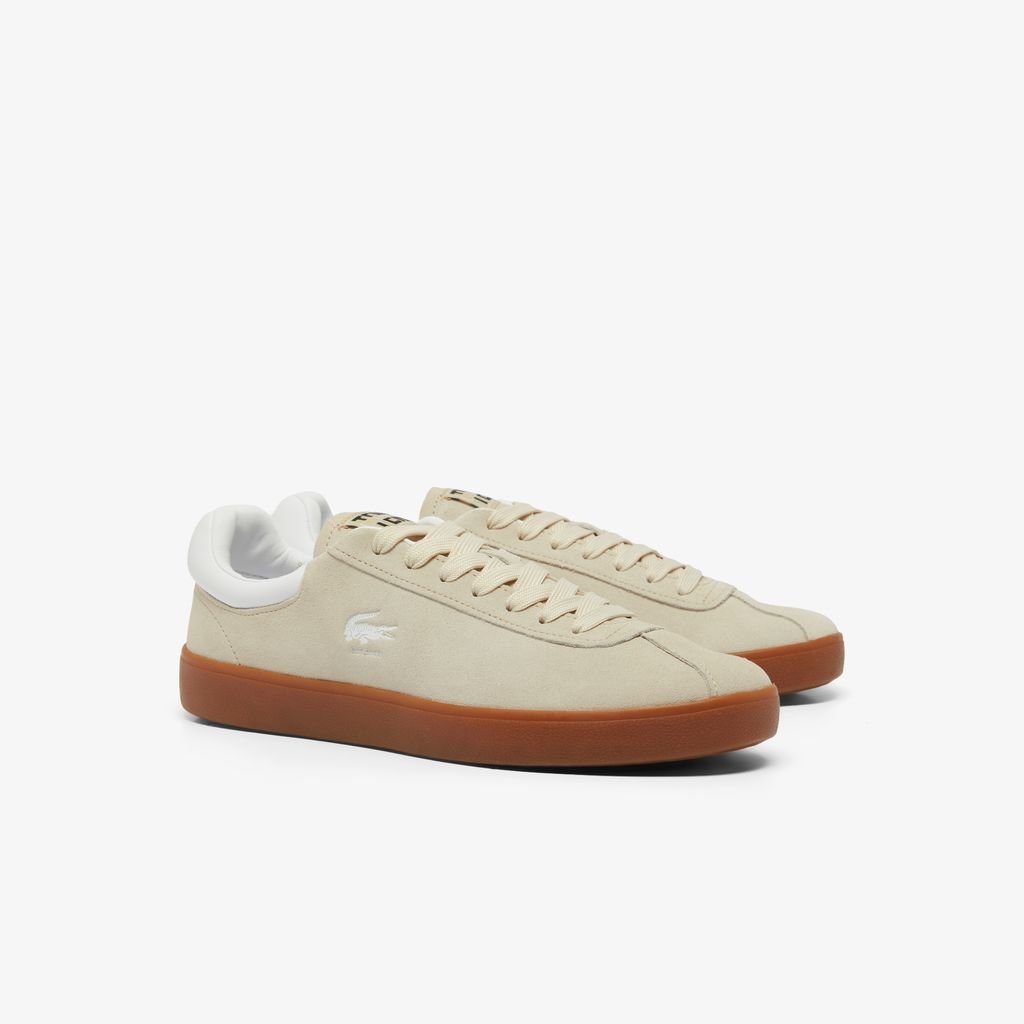 Giày Lacoste Nam Baseshot Chất Liệu Da Lộn