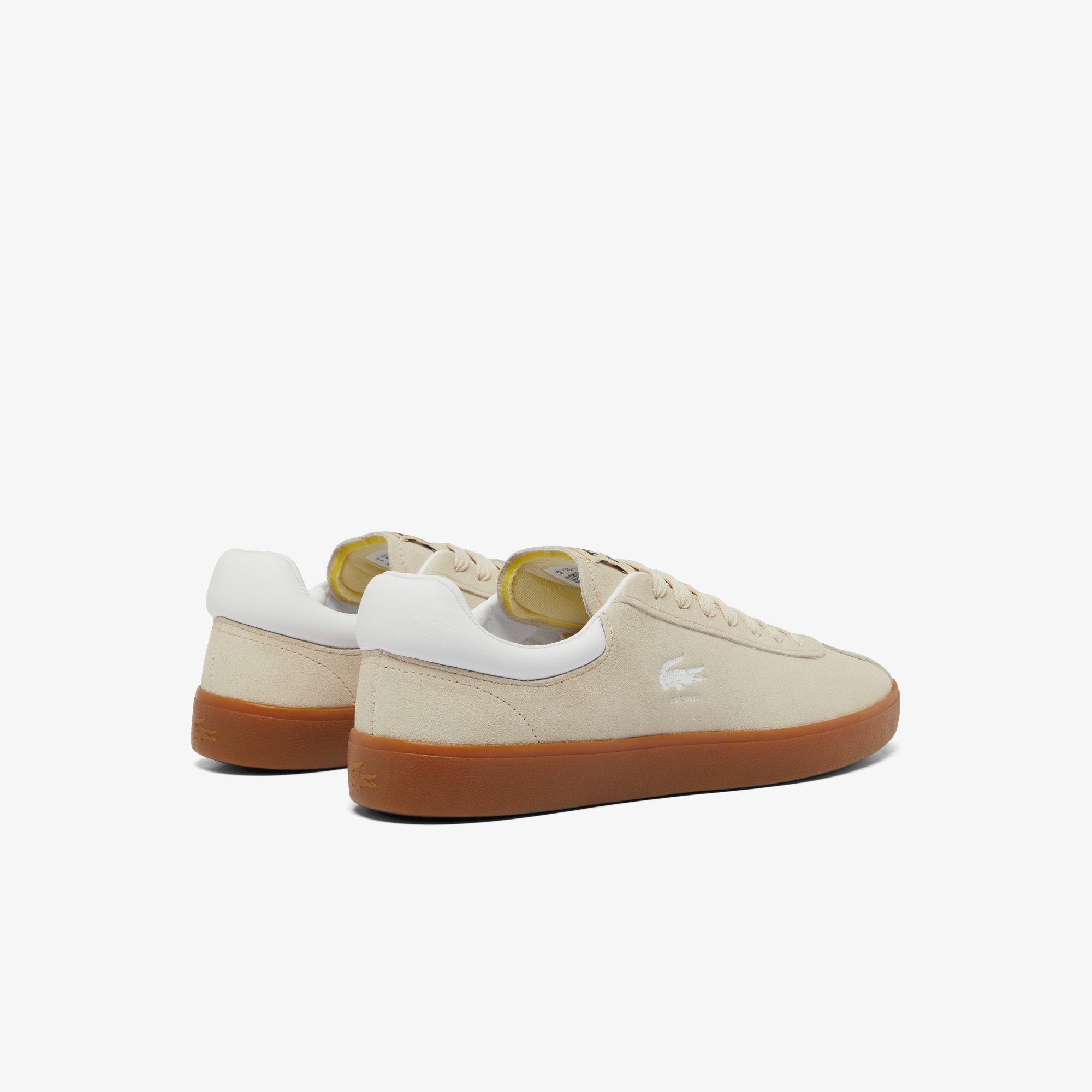 Giày Lacoste Nam Baseshot Chất Liệu Da Lộn