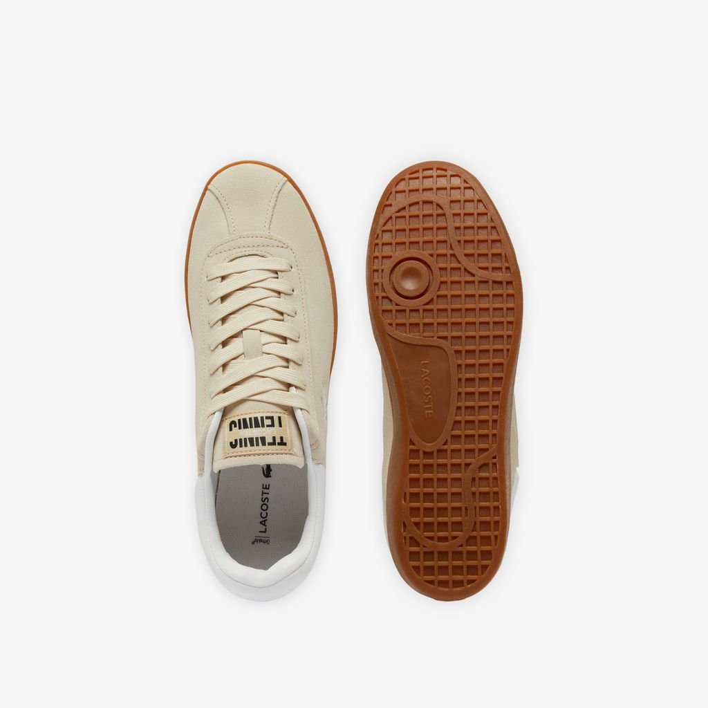 Giày Lacoste Nam Baseshot Chất Liệu Da Lộn