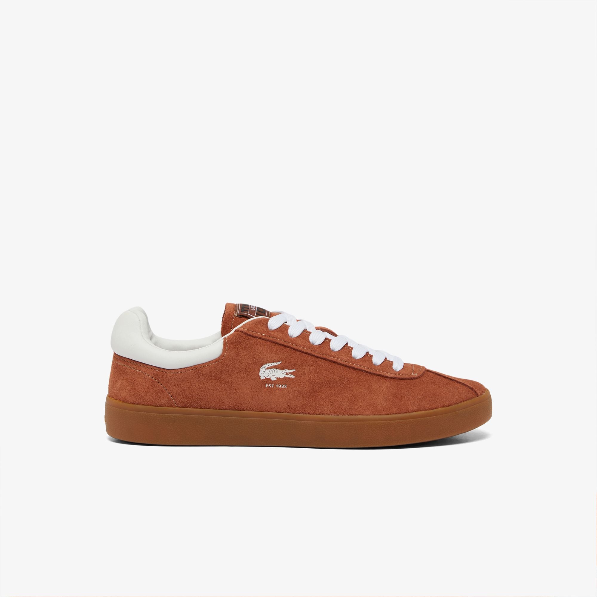 Giày Lacoste Nam Baseshot Chất Liệu Da Lộn