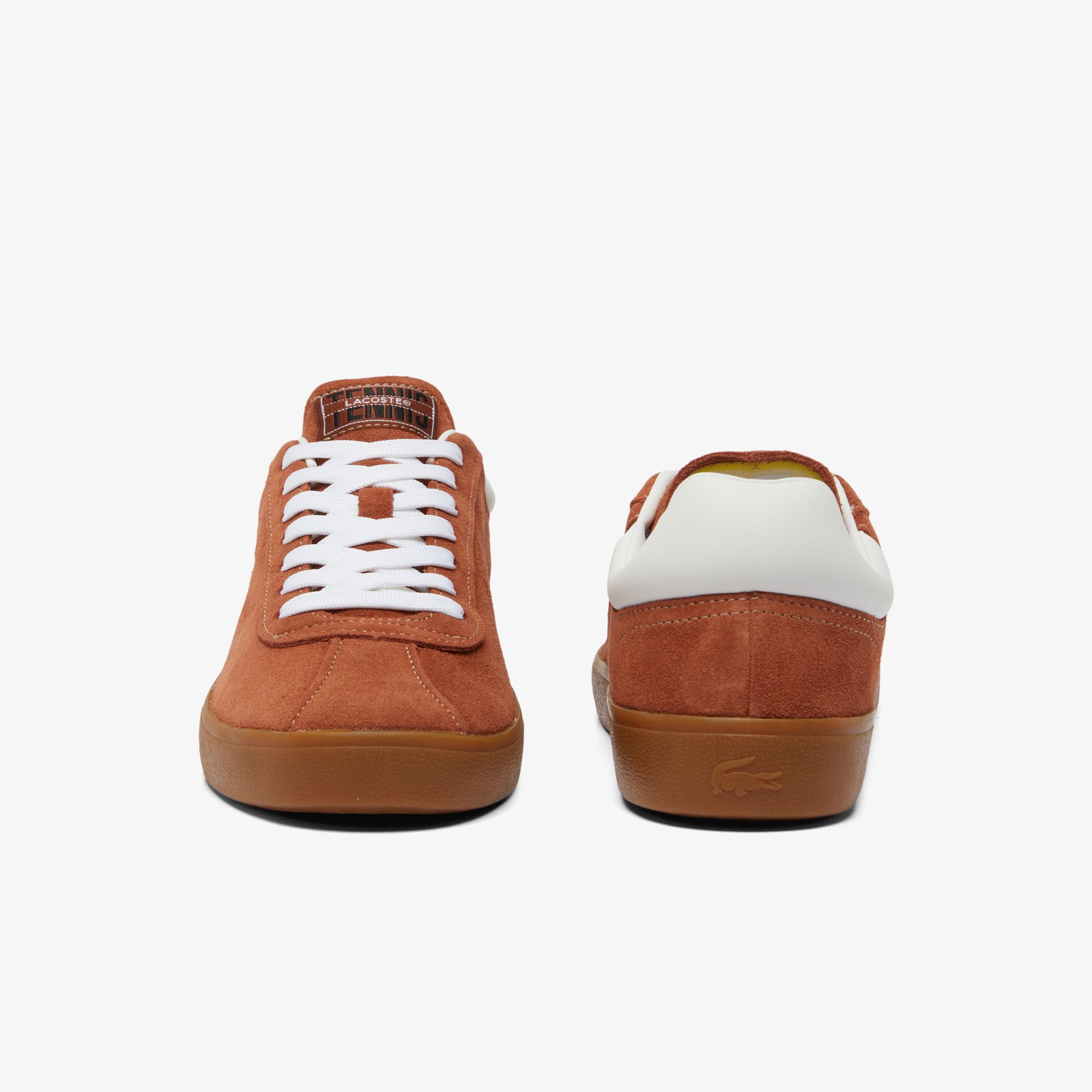 Giày Lacoste Nam Baseshot Chất Liệu Da Lộn