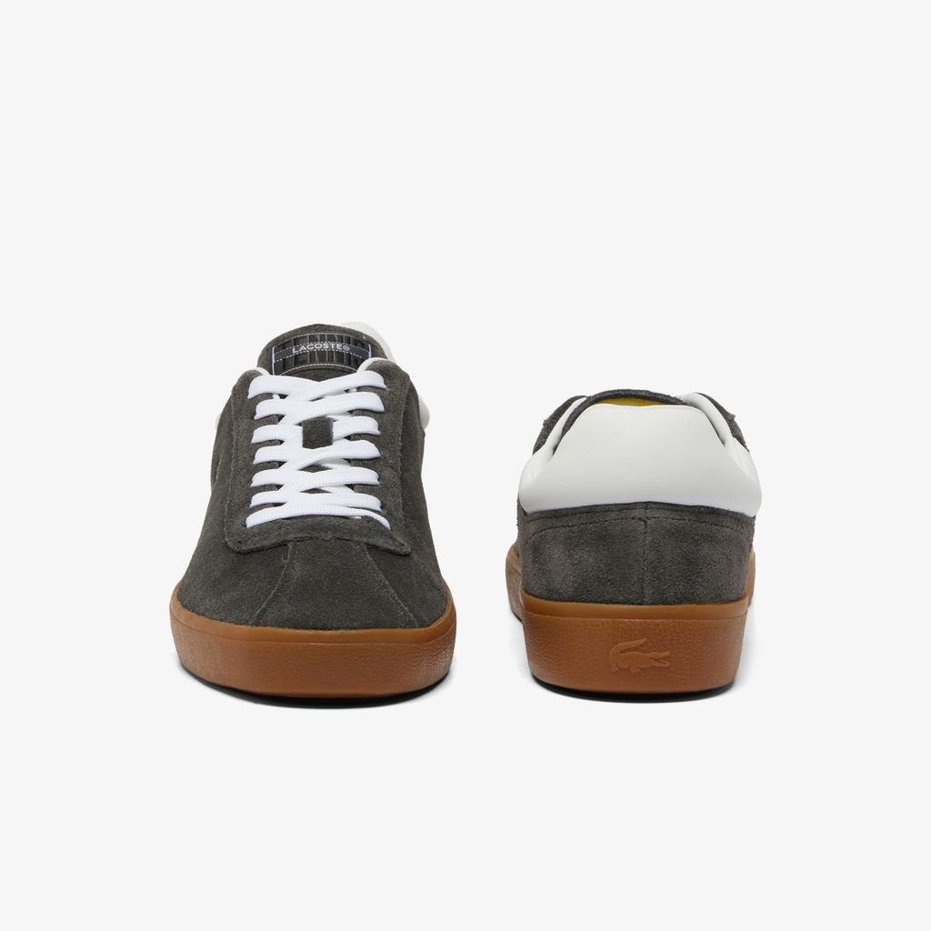 Giày Lacoste Nam Baseshot Chất Liệu Da Lộn