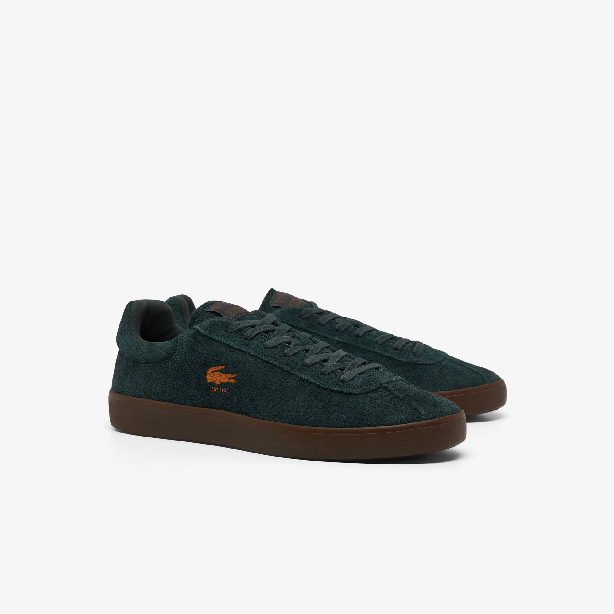 Giày Lacoste Nam Baseshot Chất Liệu Da Lộn