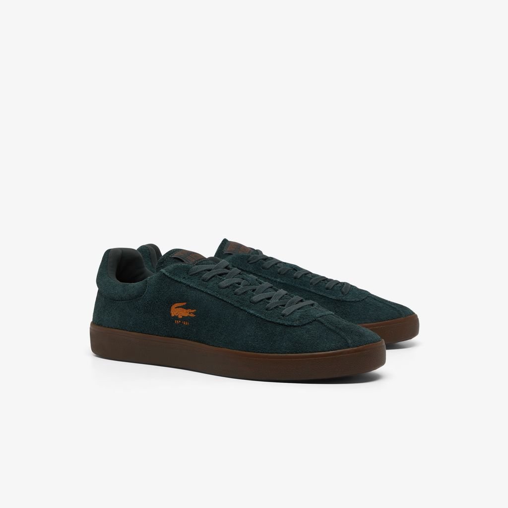 Giày Lacoste Nam Baseshot Chất Liệu Da Lộn