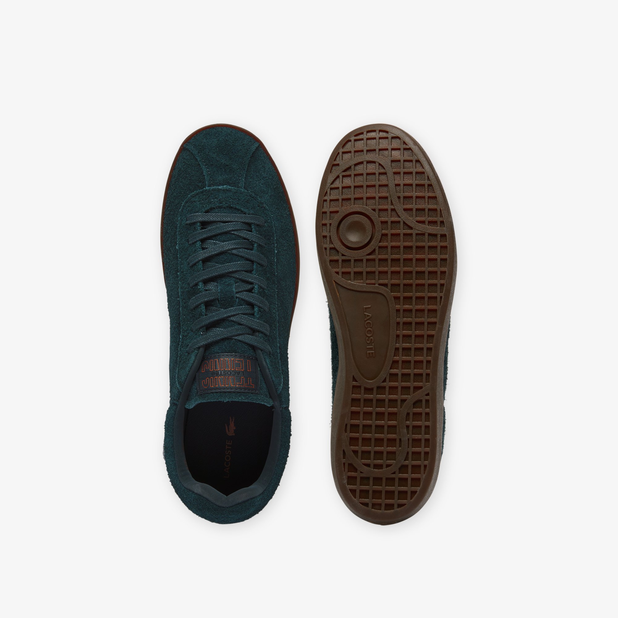 Giày Lacoste Nam Baseshot Chất Liệu Da Lộn