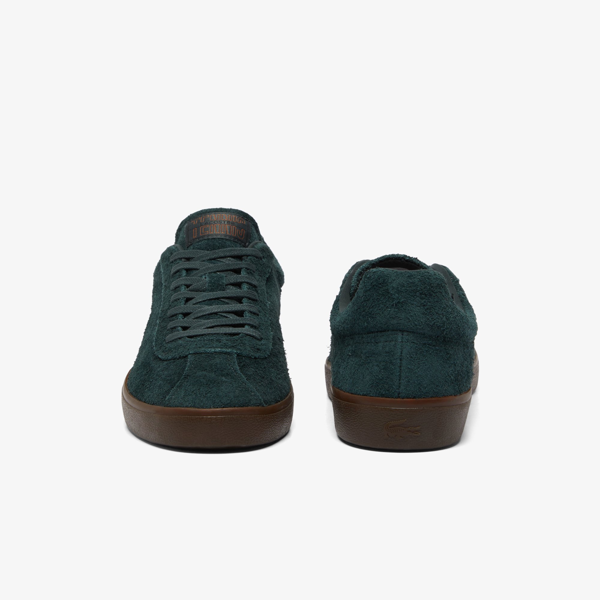 Giày Lacoste Nam Baseshot Chất Liệu Da Lộn