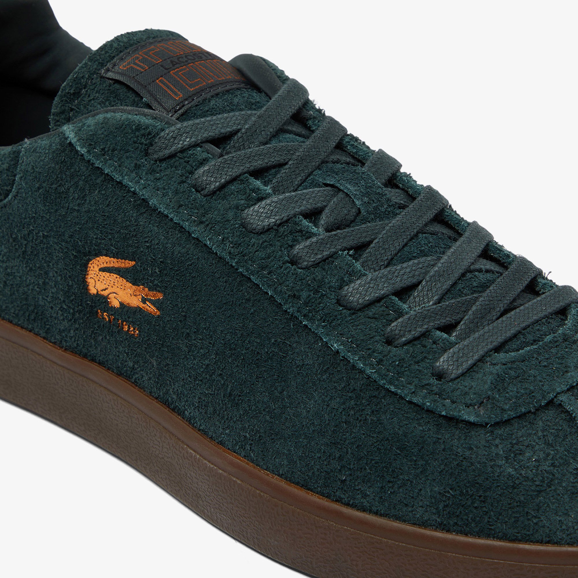 Giày Lacoste Nam Baseshot Chất Liệu Da Lộn