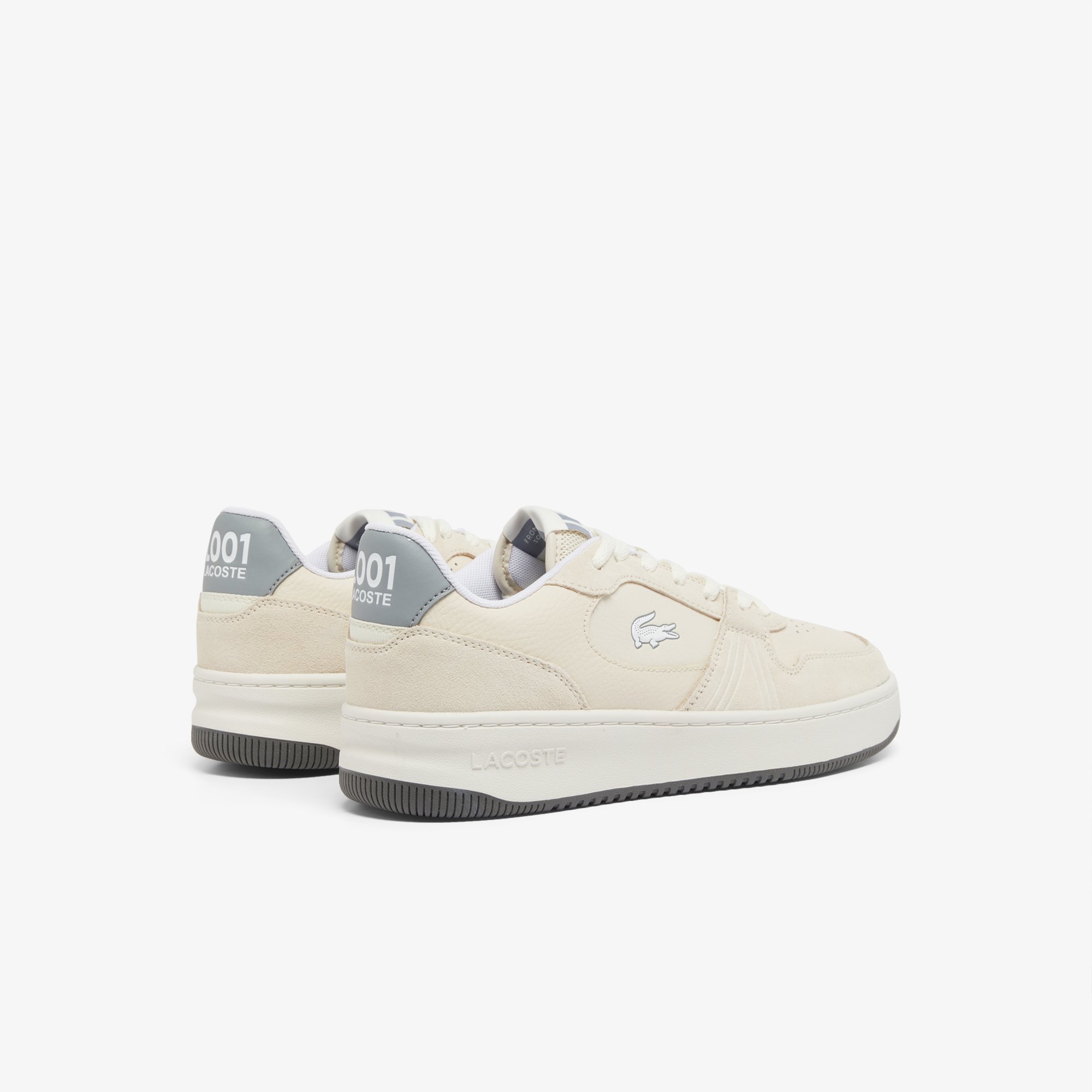 Giày Lacoste Nam L001 Chất Liệu Da Lộn