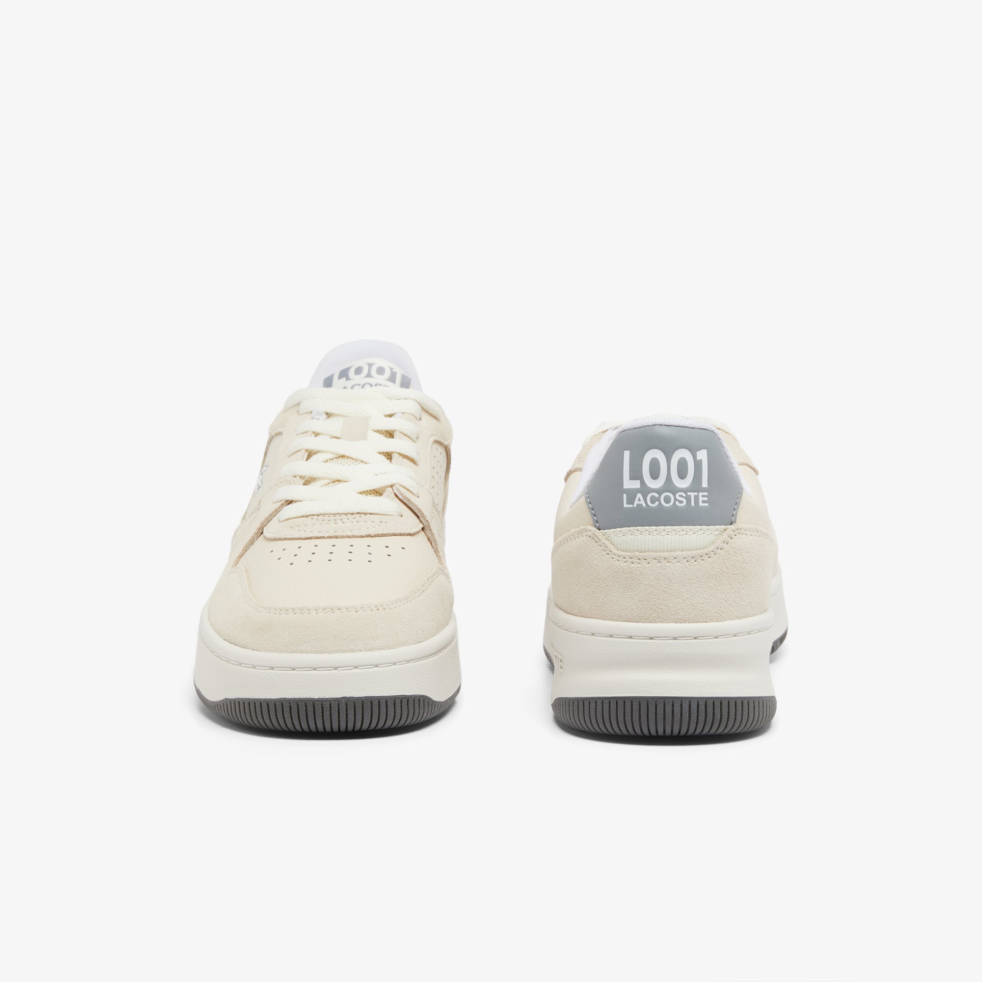Giày Lacoste Nam L001 Chất Liệu Da Lộn