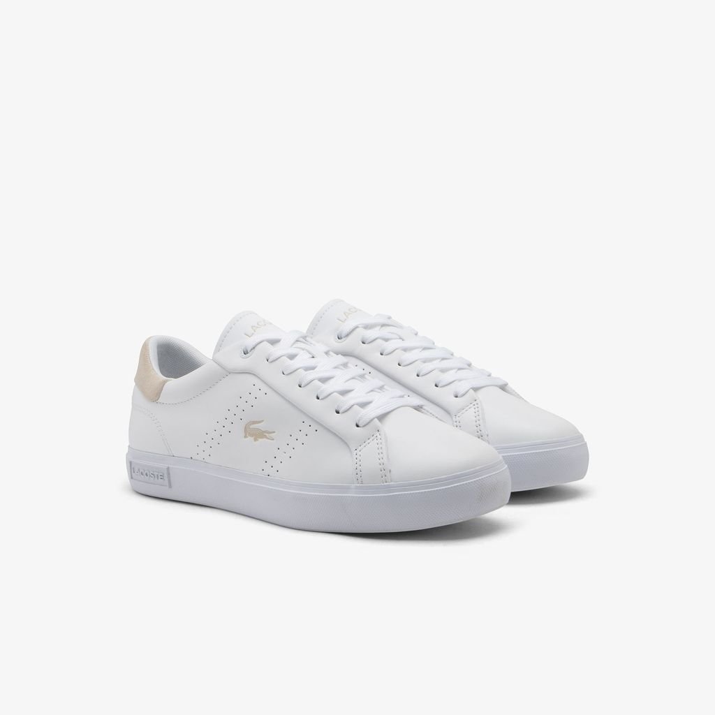 Giày Thời Trang Lacoste Nữ Powercourt 2.0 Chất Liệu Da