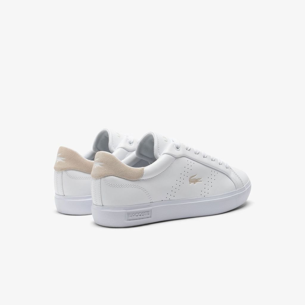 Giày Thời Trang Lacoste Nữ Powercourt 2.0 Chất Liệu Da