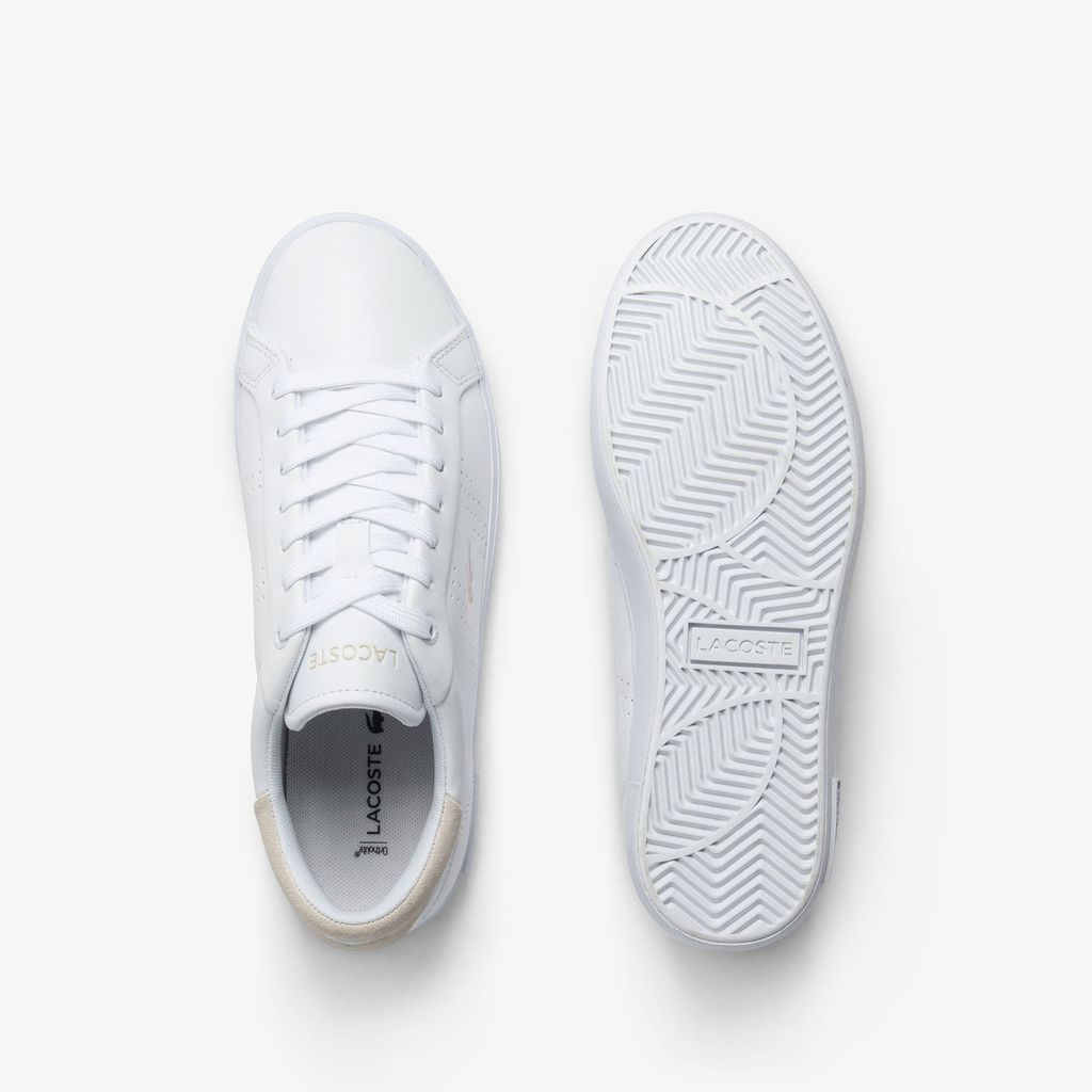 Giày Thời Trang Lacoste Nữ Powercourt 2.0 Chất Liệu Da