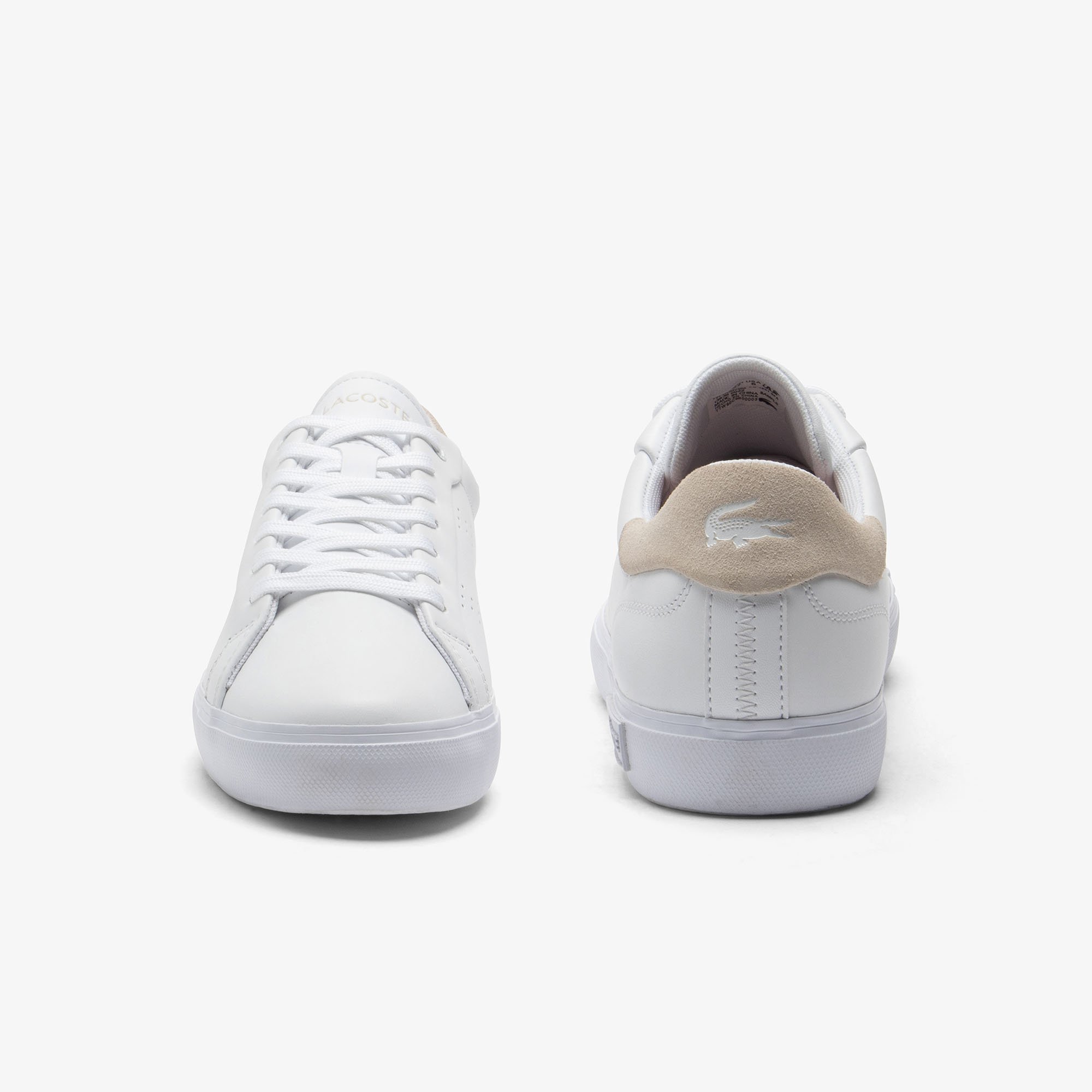Giày Thời Trang Lacoste Nữ Powercourt 2.0 Chất Liệu Da