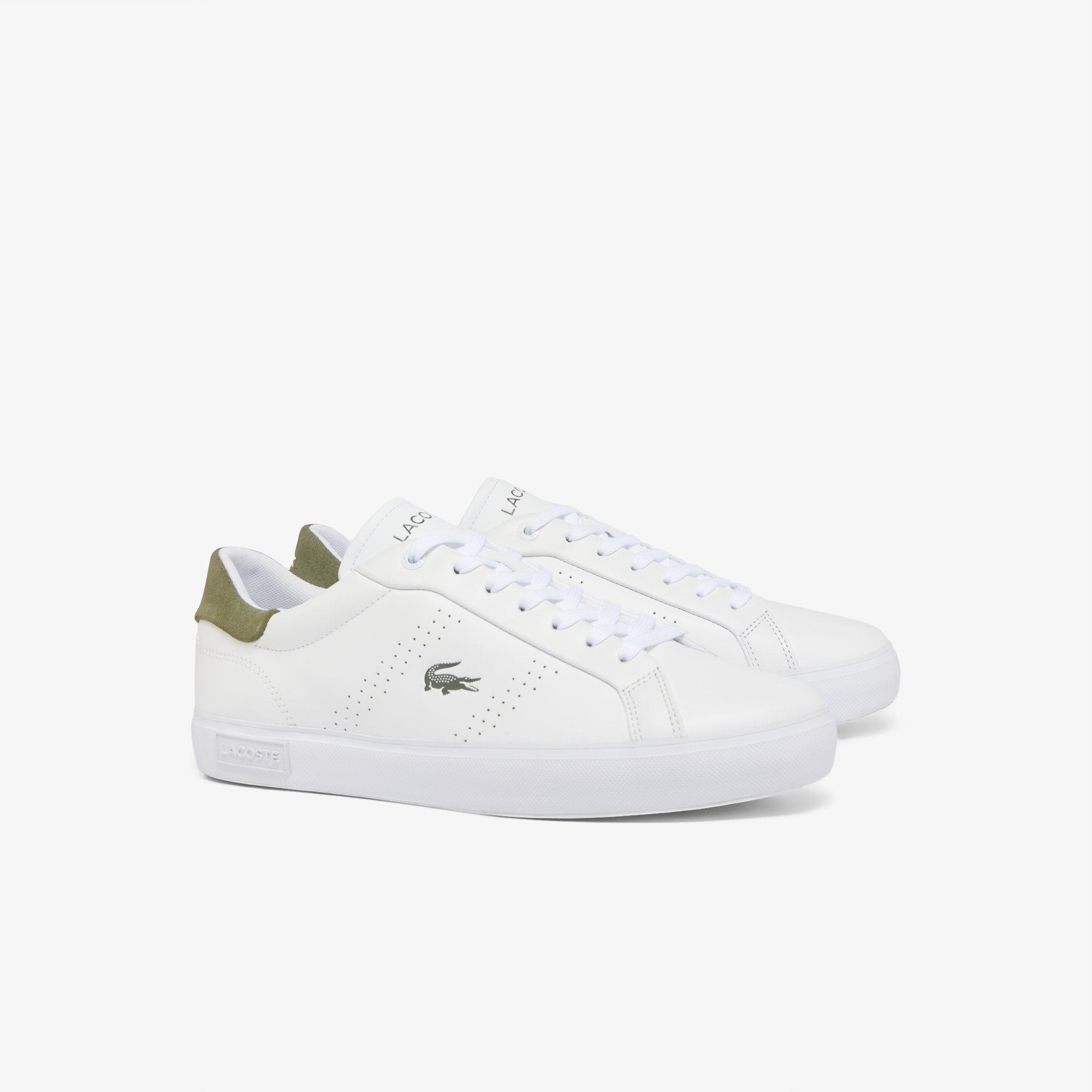 Giày Thời Trang Lacoste Nam Powercourt 2.0 Chất Liệu Da