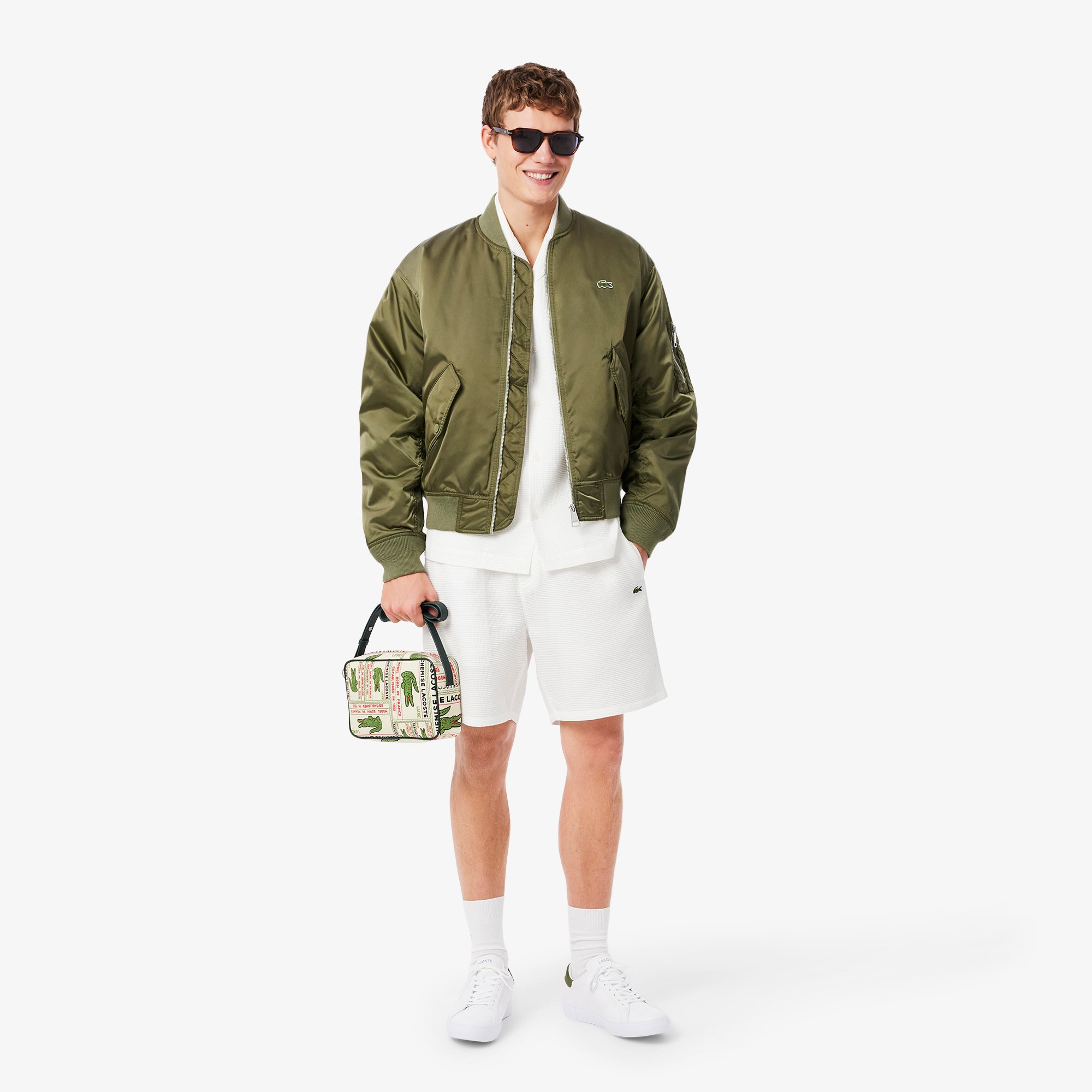 Giày Thời Trang Lacoste Nam Powercourt 2.0 Chất Liệu Da