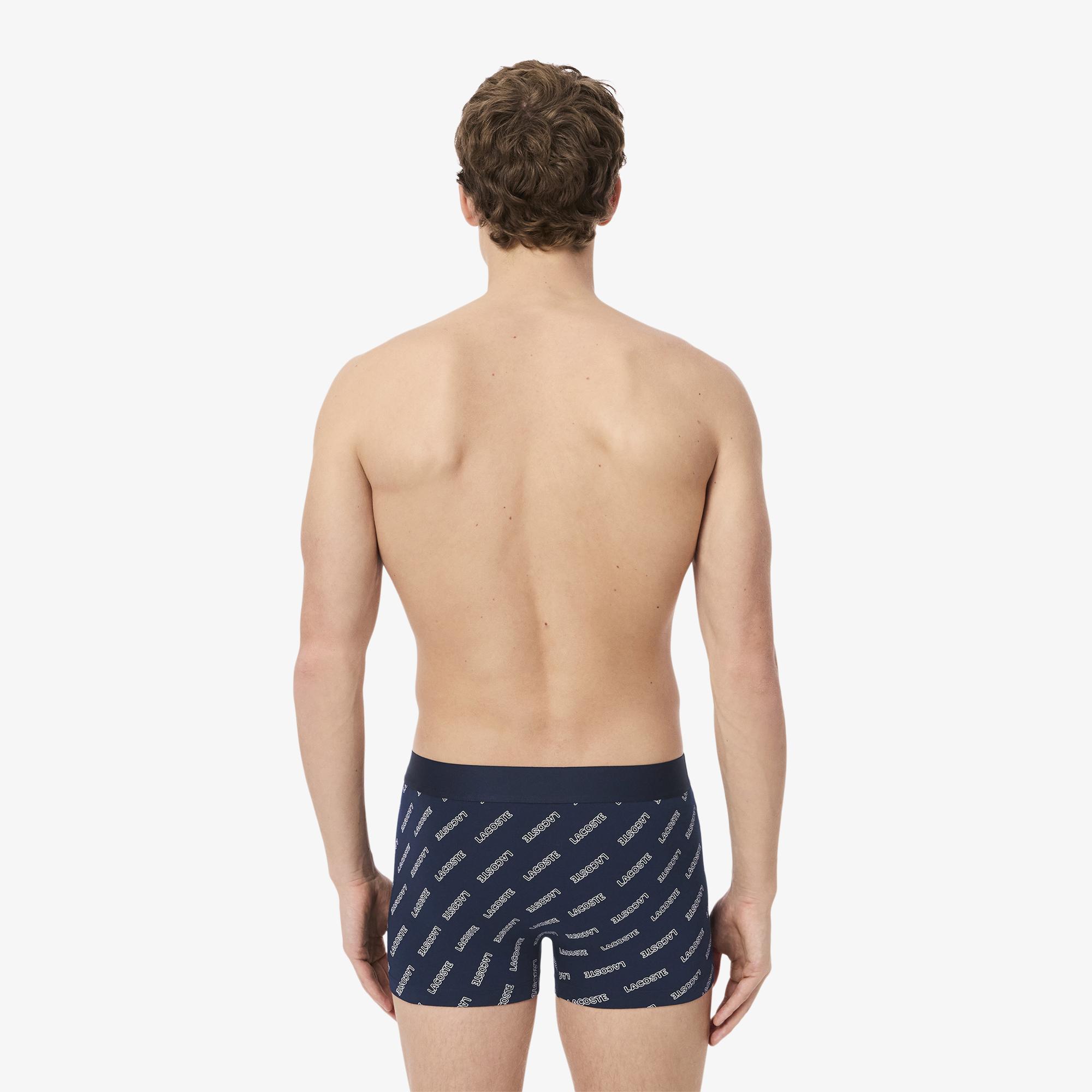 Bộ 3 Quần Lót Trunk Lacoste Nam Chất Liệu Cotton Co Giãn