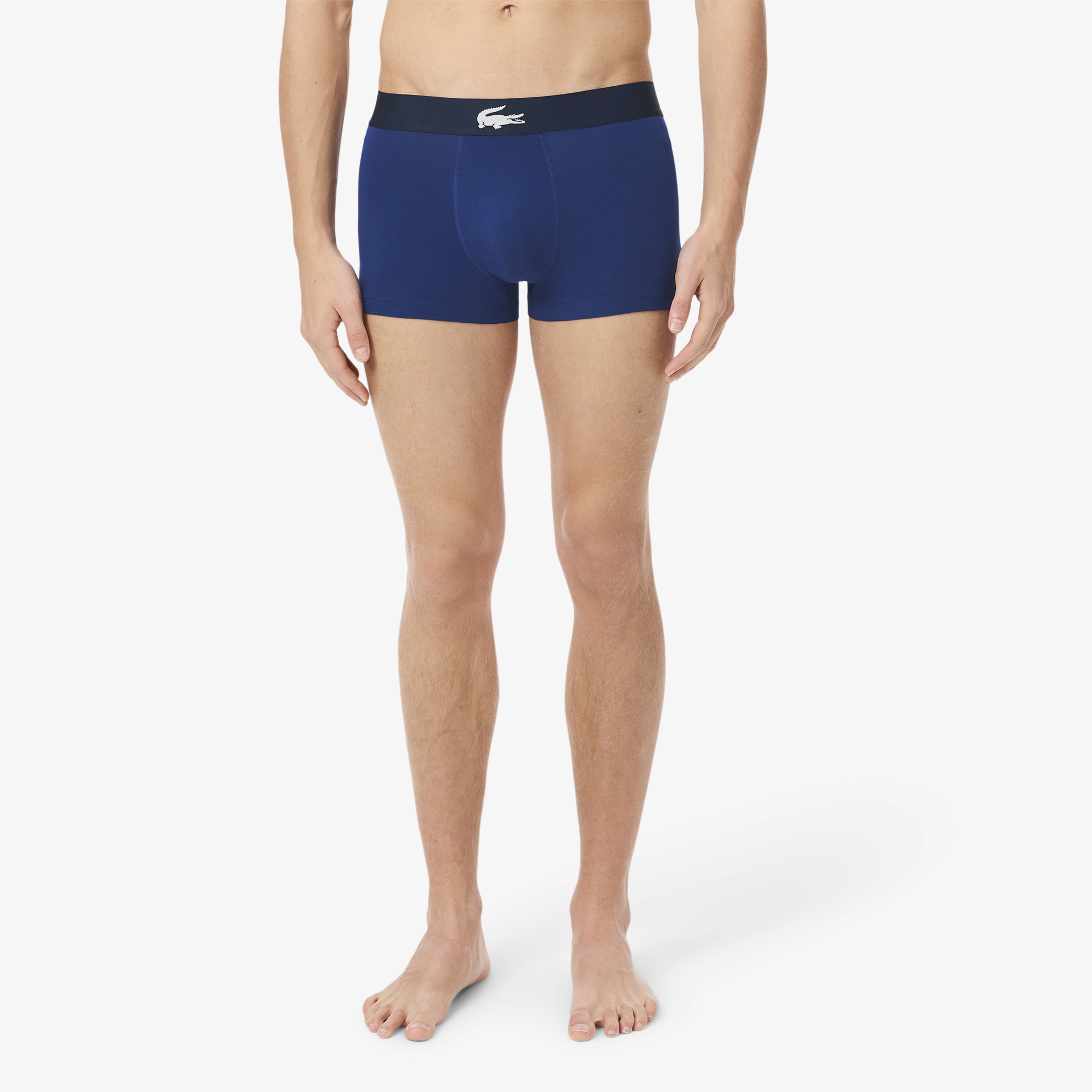 Bộ 3 Quần Lót Trunk Lacoste Nam Chất Liệu Cotton Co Giãn