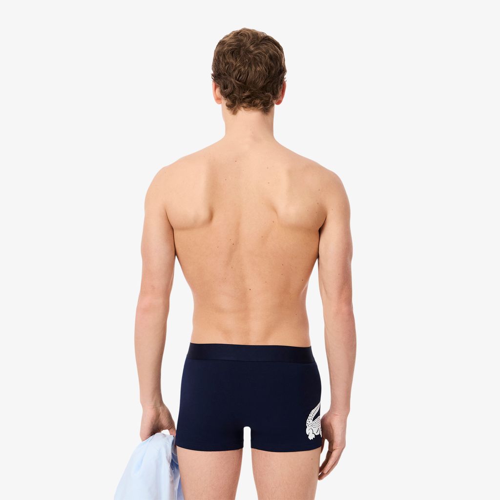Bộ 3 Quần Lót Trunk Lacoste Nam Chất Liệu Cotton Co Giãn