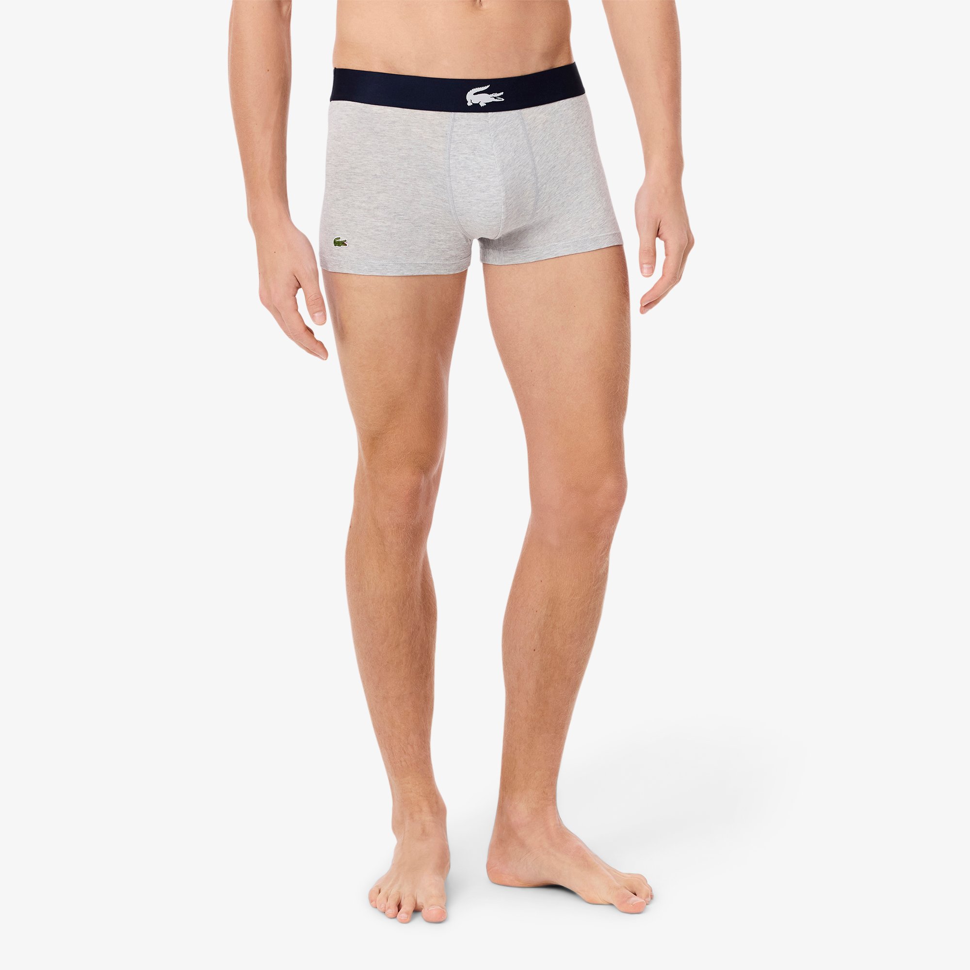 Bộ 3 Quần Lót Trunk Lacoste Nam Chất Liệu Cotton Co Giãn