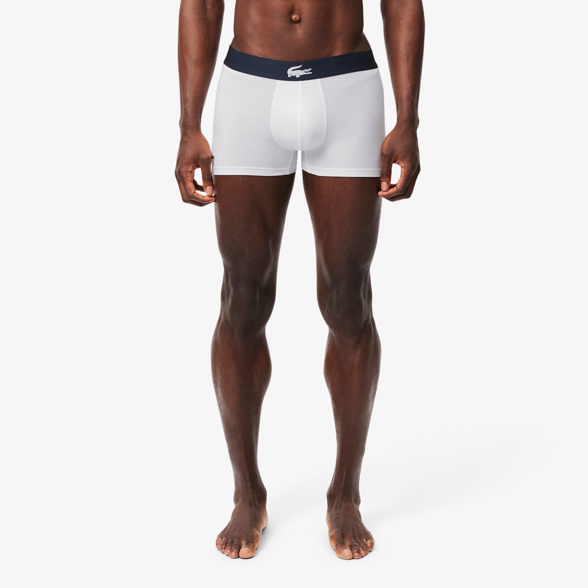 Bộ 3 Quần Lót Trunk Lacoste Nam Chất Liệu Cotton Co Giãn