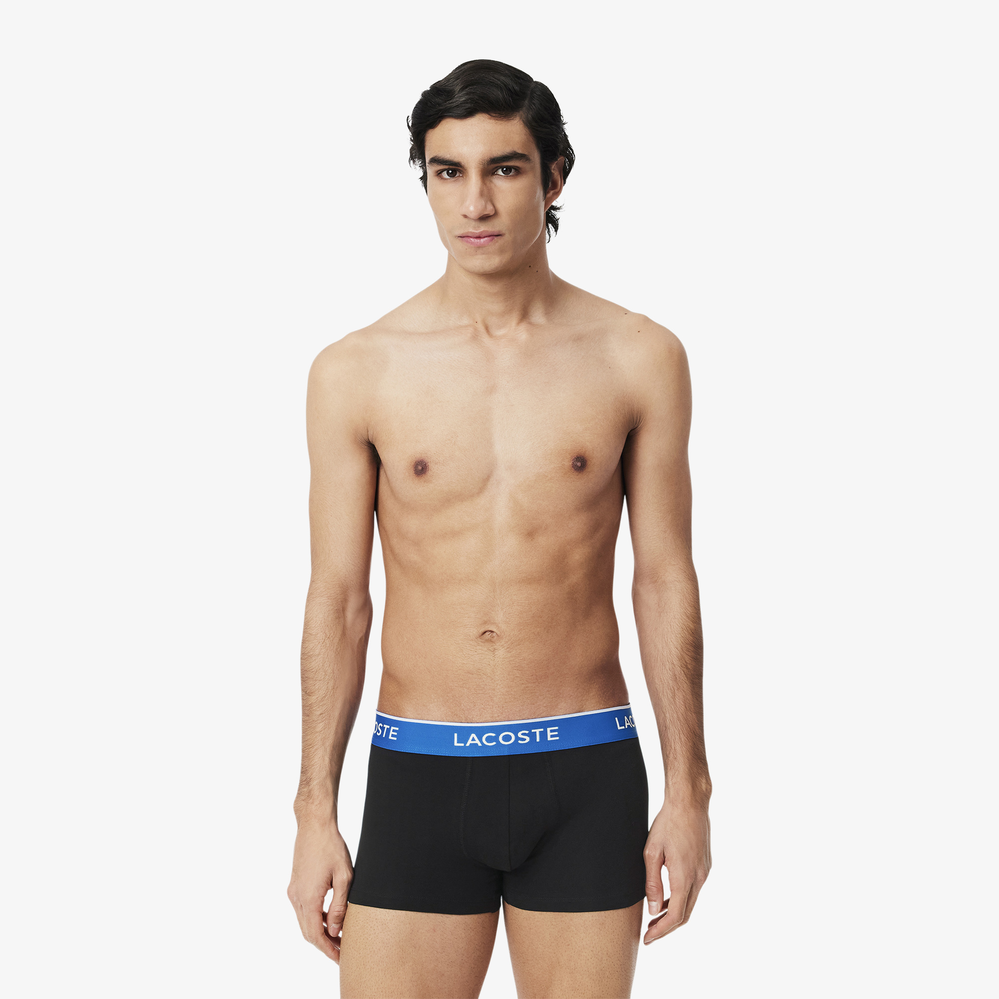 Bộ 3 Quần Lót Trunk Lacoste Nam Chất Liệu Cotton Co Giãn