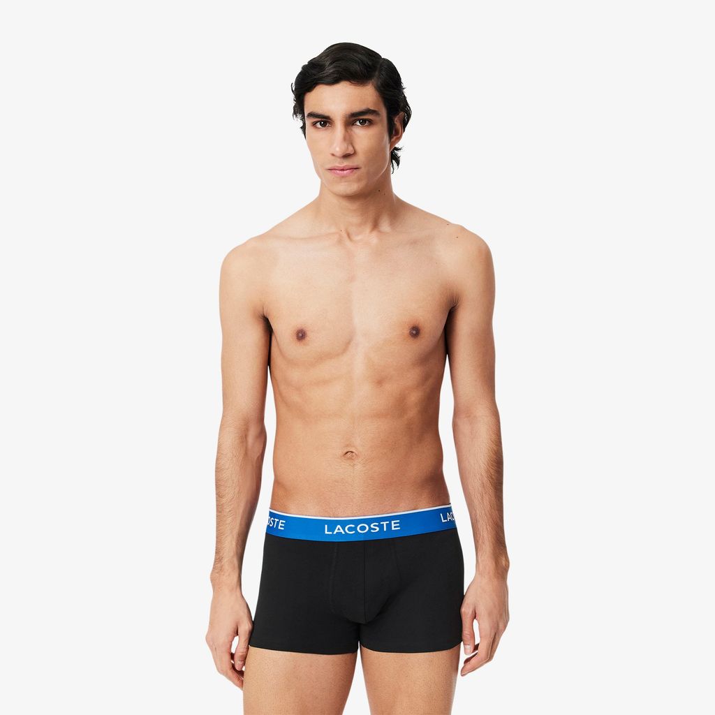Bộ 3 Quần Lót Trunk Lacoste Nam Chất Liệu Cotton Co Giãn