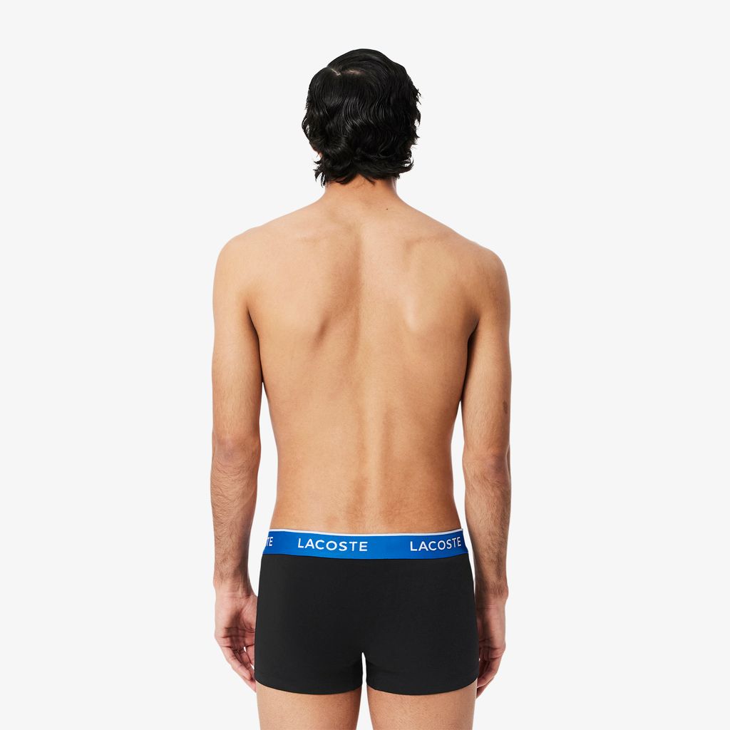 Bộ 3 Quần Lót Trunk Lacoste Nam Chất Liệu Cotton Co Giãn