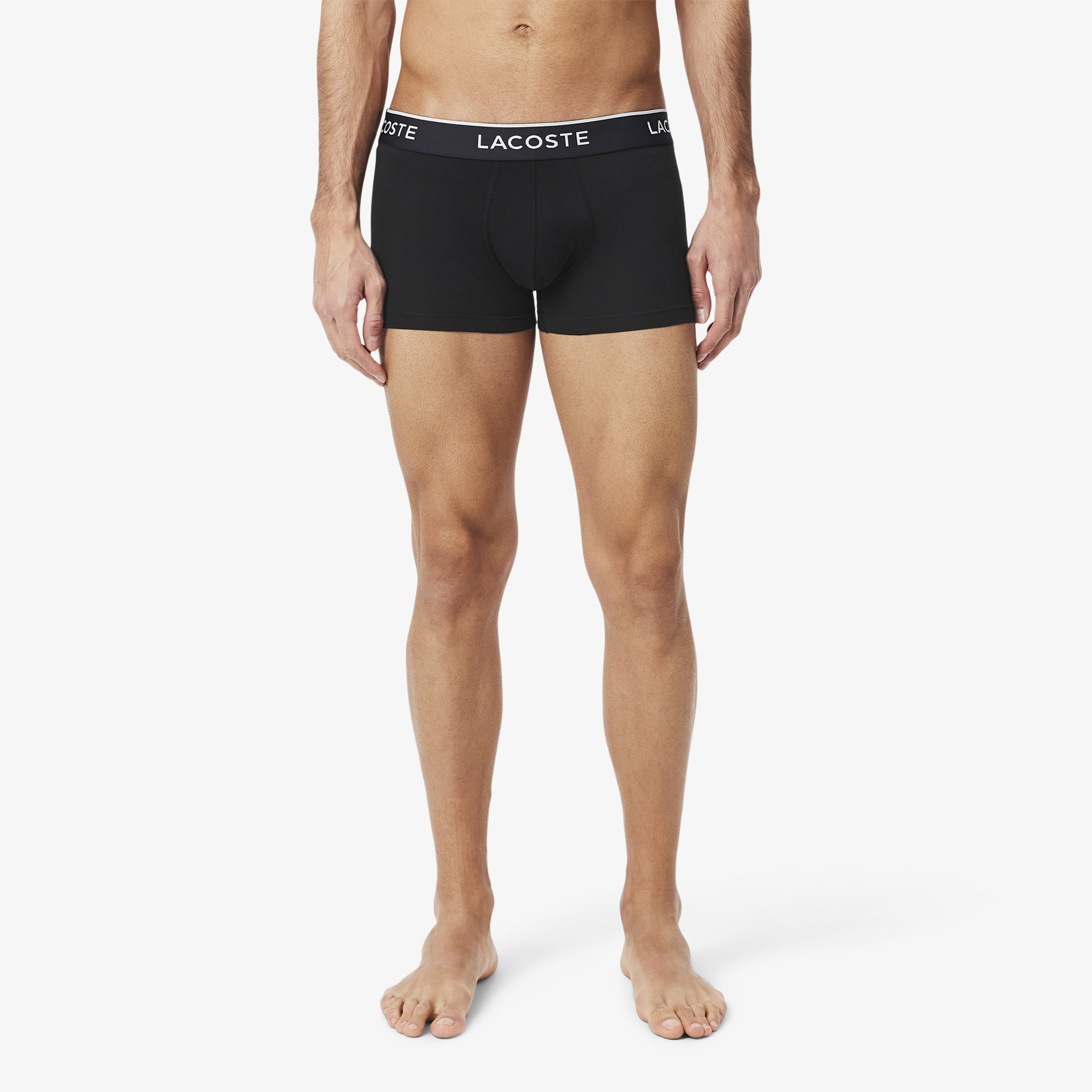 Bộ 3 Quần Lót Trunk Lacoste Nam Chất Liệu Cotton Co Giãn