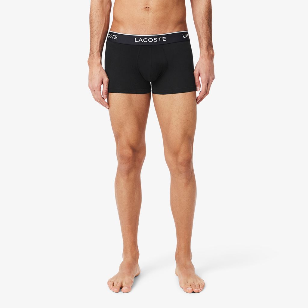 Bộ 3 Quần Lót Trunk Lacoste Nam Chất Liệu Cotton Co Giãn