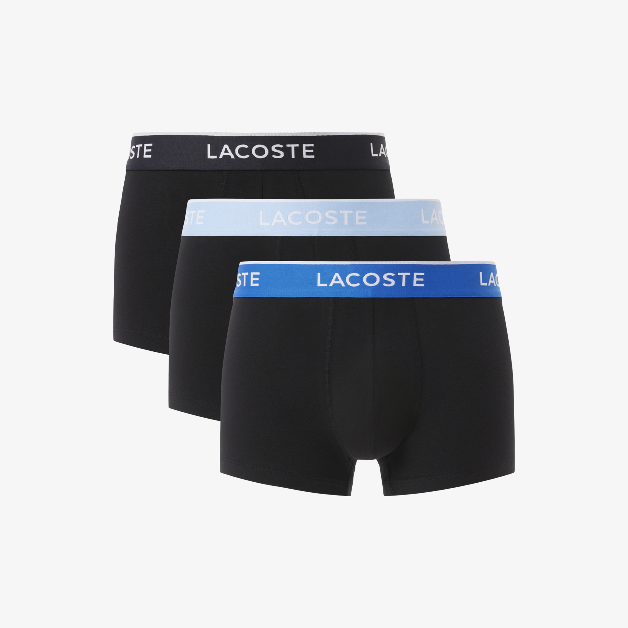 Bộ 3 Quần Lót Trunk Lacoste Nam Chất Liệu Cotton Co Giãn