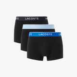 Bộ 3 Quần Lót Trunk Lacoste Nam Chất Liệu Cotton Co Giãn