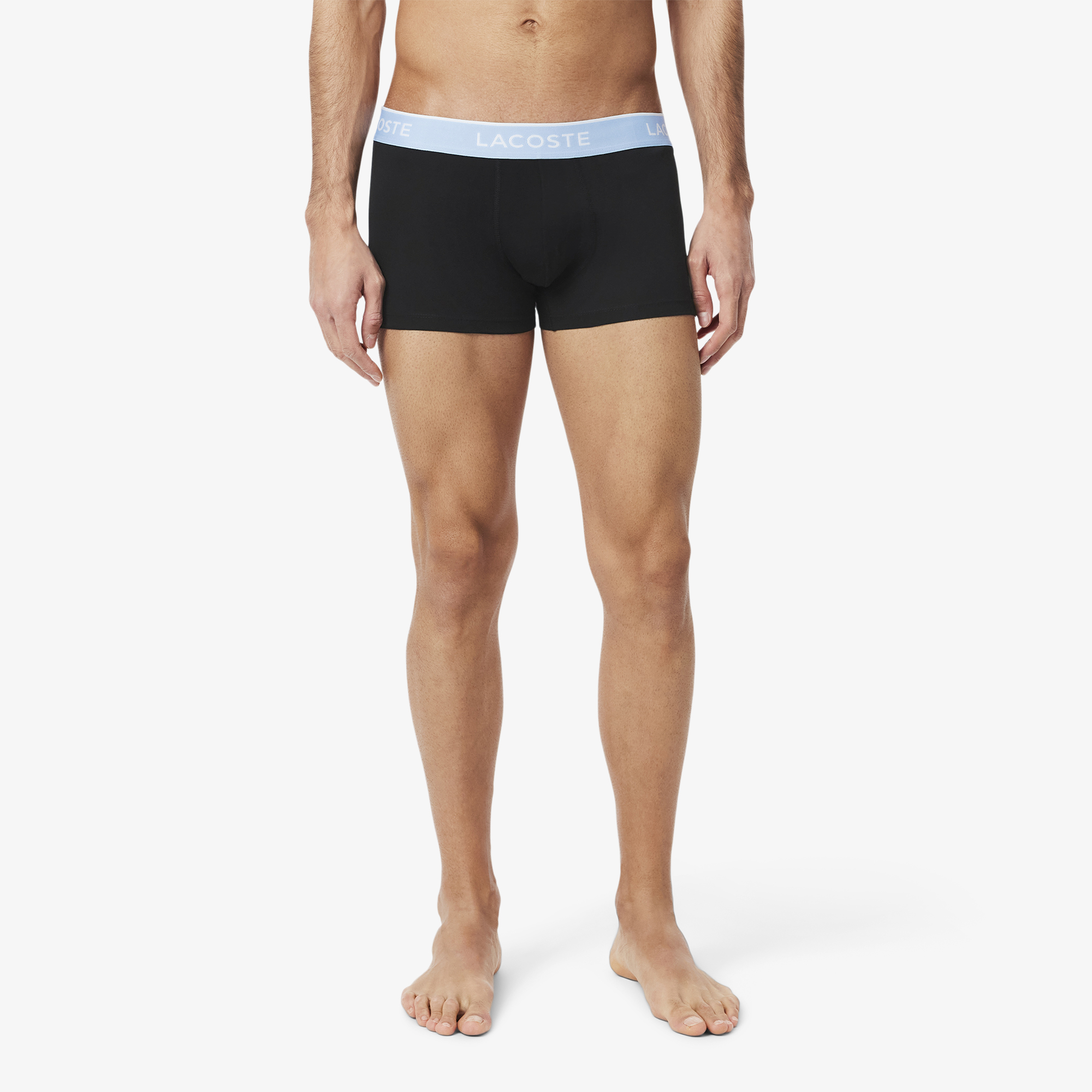 Bộ 3 Quần Lót Trunk Lacoste Nam Chất Liệu Cotton Co Giãn