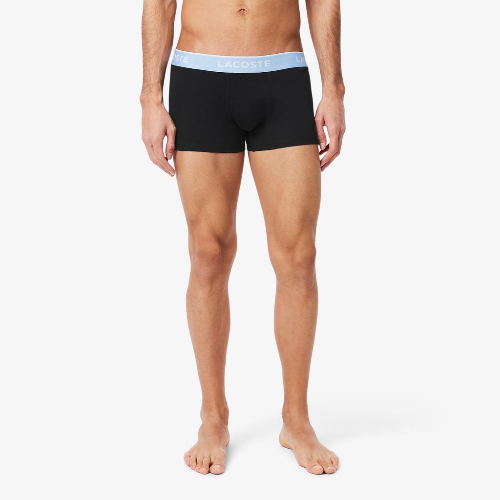 Bộ 3 Quần Lót Trunk Lacoste Nam Chất Liệu Cotton Co Giãn