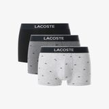 Bộ 3 Quần Lót Trunk Lacoste Nam Co Giãn Họa Tiết In