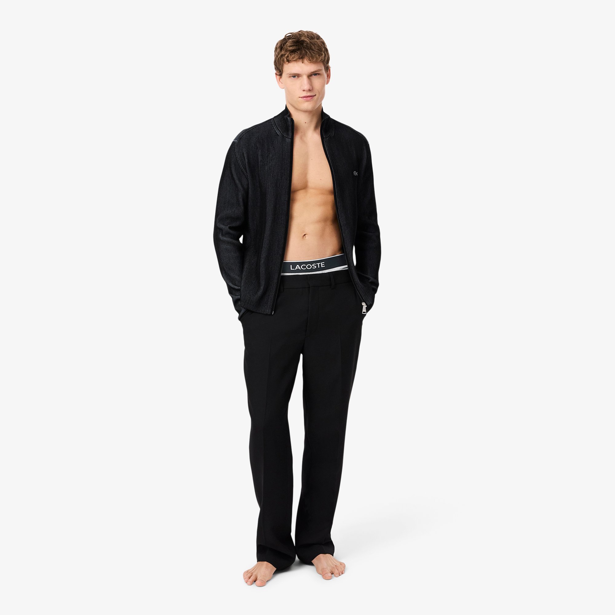 Bộ 3 Quần Lót Trunk Lacoste Nam Co Giãn Họa Tiết In