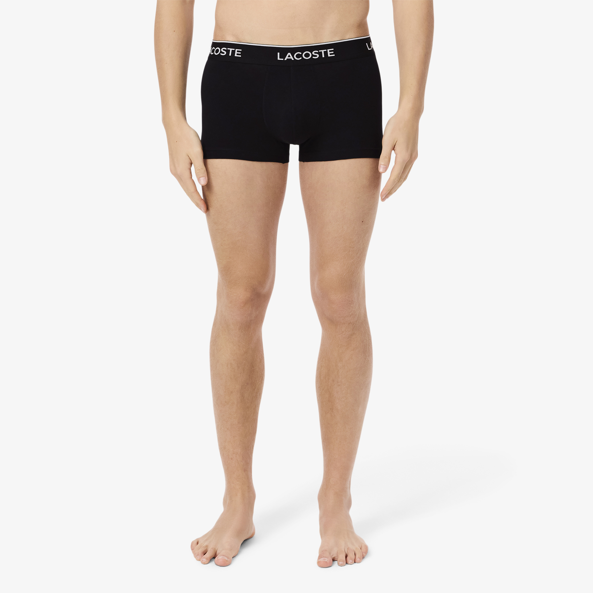 Bộ 3 Quần Lót Trunk Lacoste Nam Chất Liệu Cotton Co Giãn
