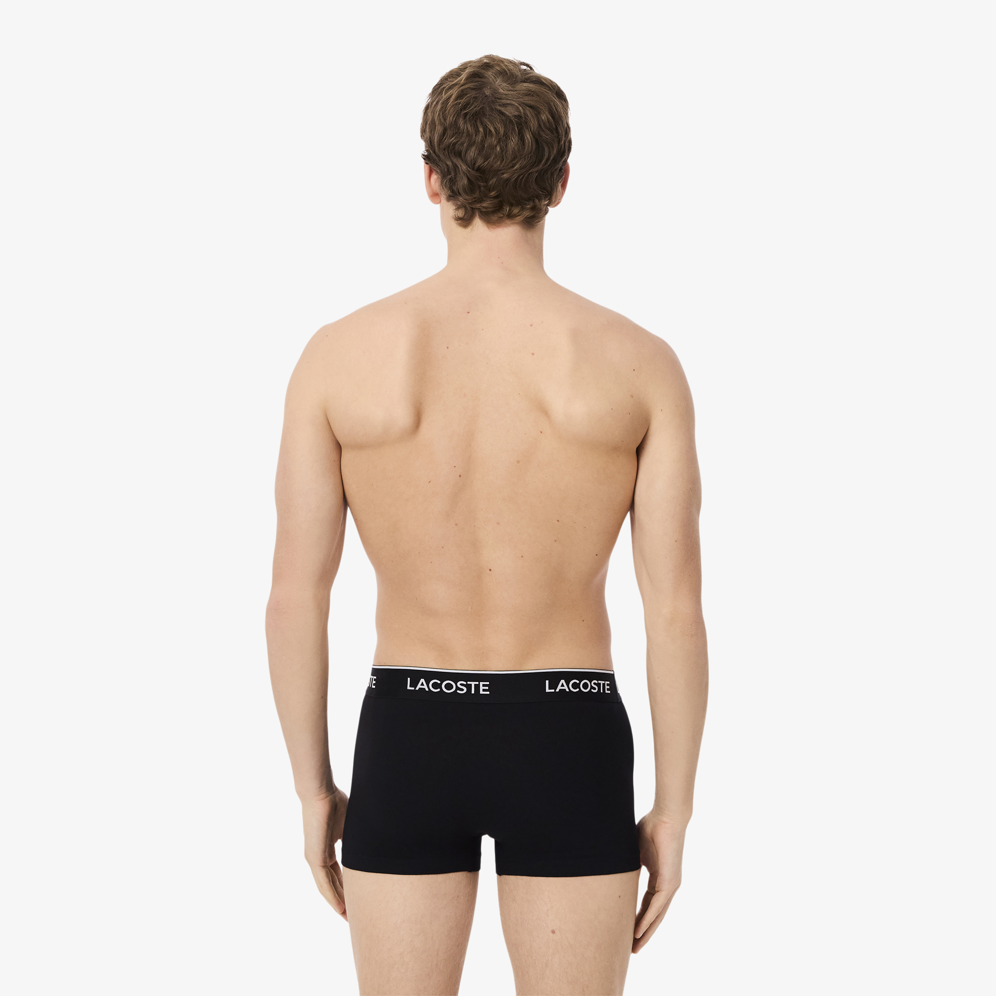 Bộ 3 Quần Lót Trunk Lacoste Nam Chất Liệu Cotton Co Giãn