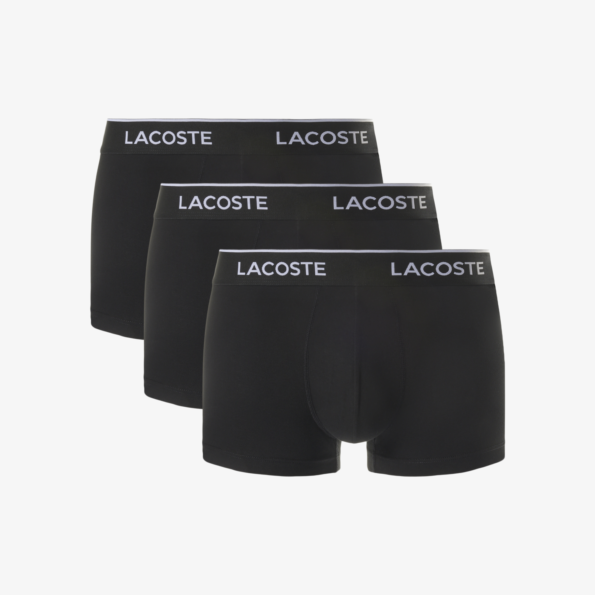 Bộ 3 Quần Lót Trunk Lacoste Nam Chất Liệu Cotton Co Giãn