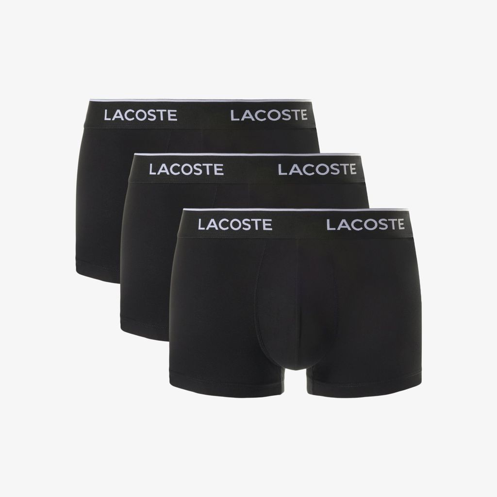 Bộ 3 Quần Lót Trunk Lacoste Nam Chất Liệu Cotton Co Giãn