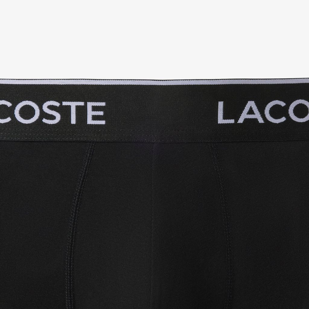 Bộ 3 Quần Lót Trunk Lacoste Nam Chất Liệu Cotton Co Giãn