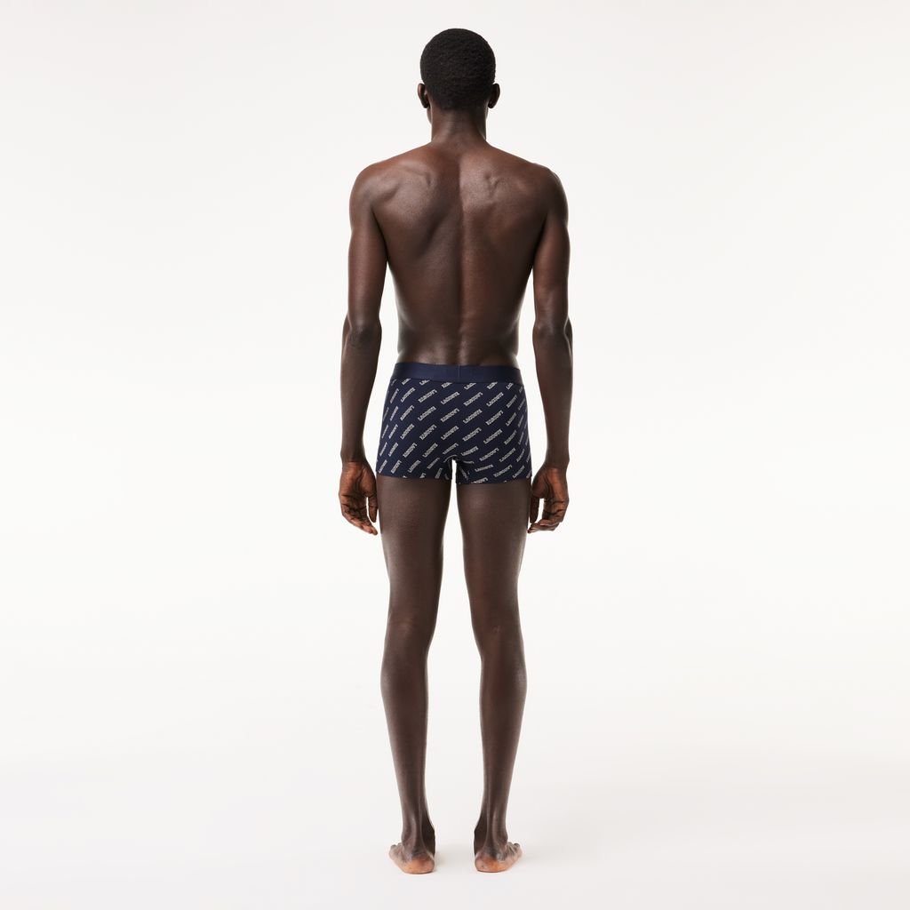 Bộ 3 Quần Lót Boxer Lacoste Nam Chất Liệu Cotton Co Giãn