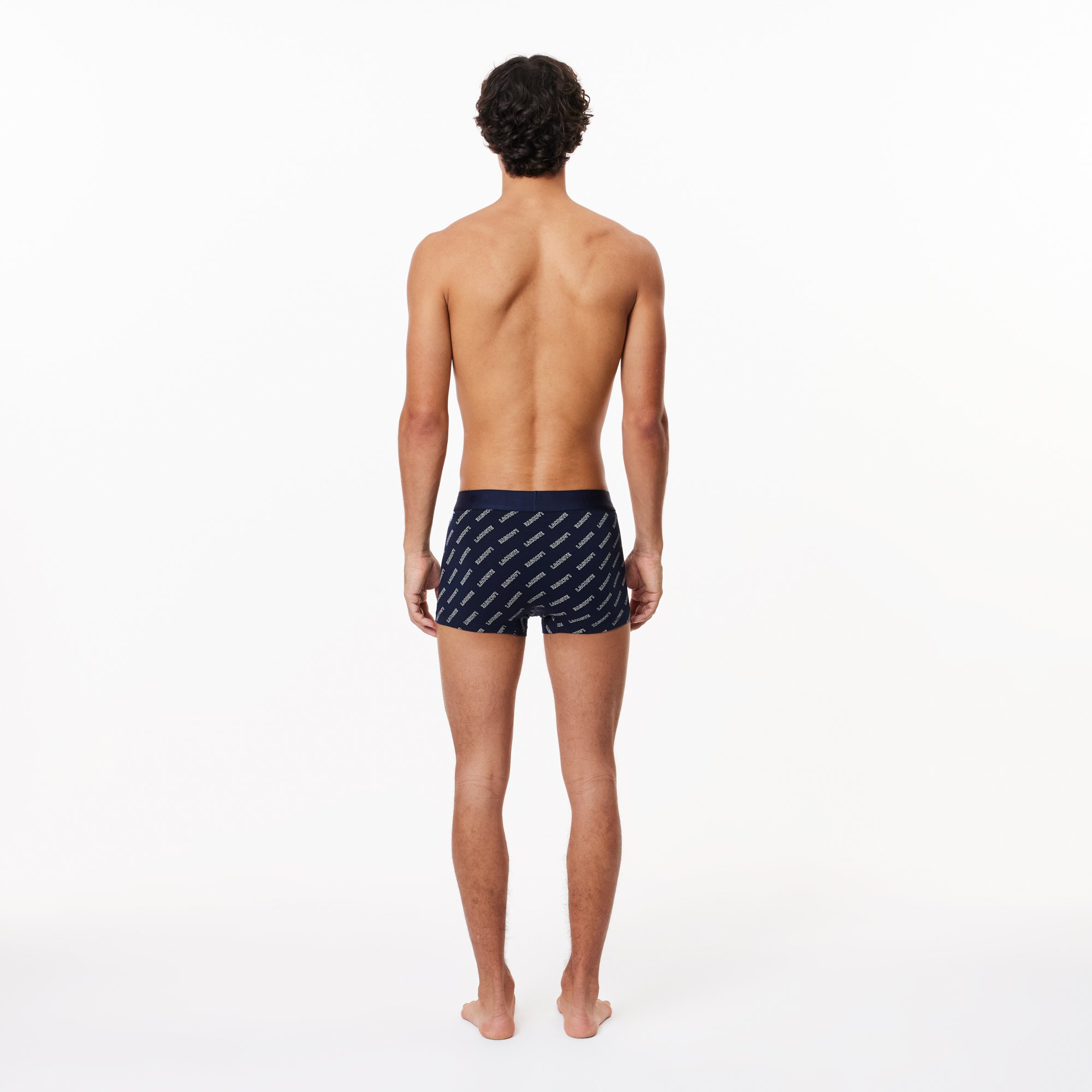 Bộ 3 Quần Lót Boxer Lacoste Nam Chất Liệu Cotton Co Giãn