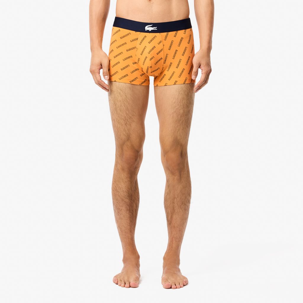Bộ 3 Quần Lót Boxer Lacoste Nam Chất Liệu Cotton Co Giãn