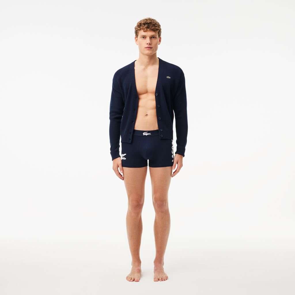 Bộ 3 Quần Lót Trunk Lacoste Nam Họa Tiêt In
