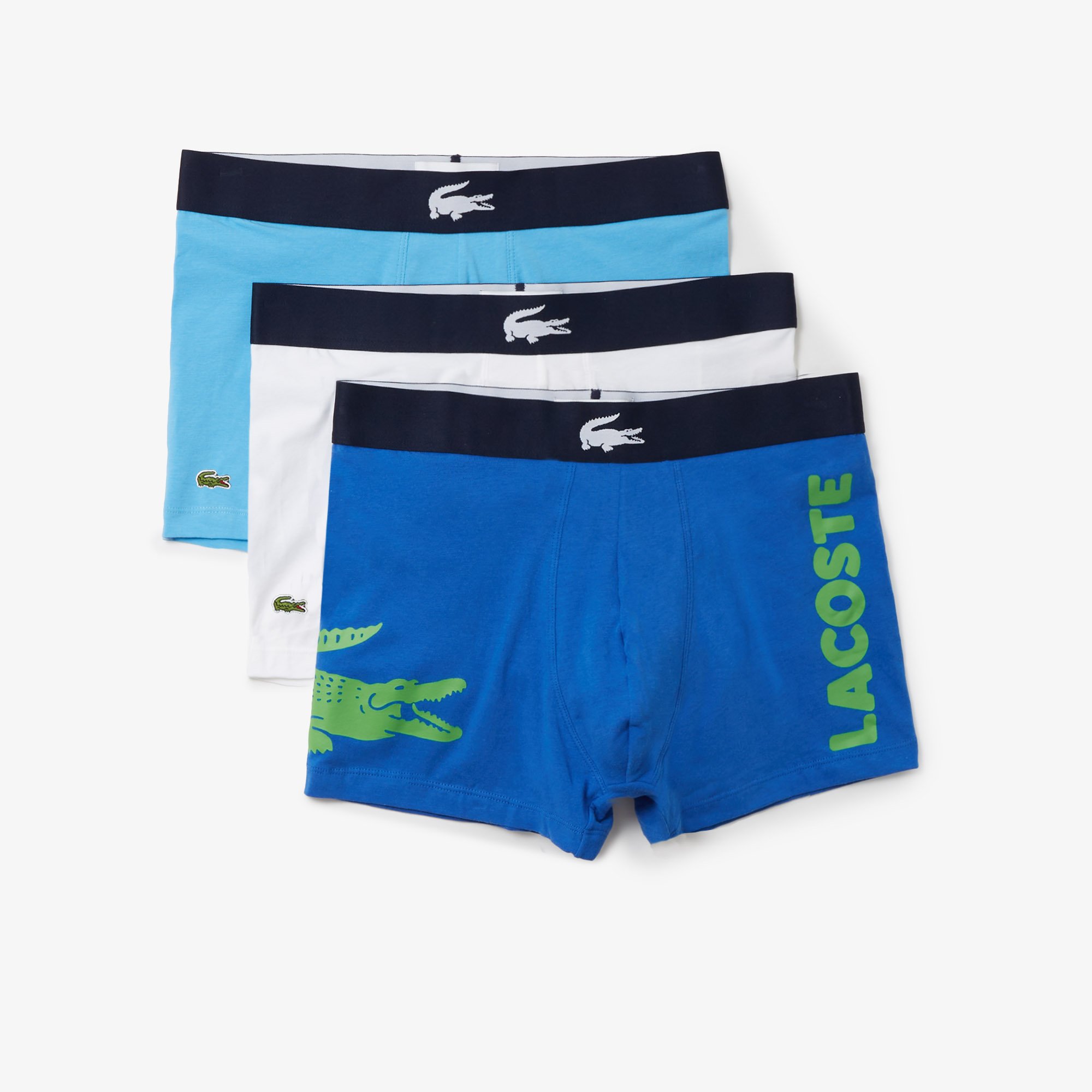 Bộ 3 Quần Lót Trunk Lacoste Nam Họa Tiêt In