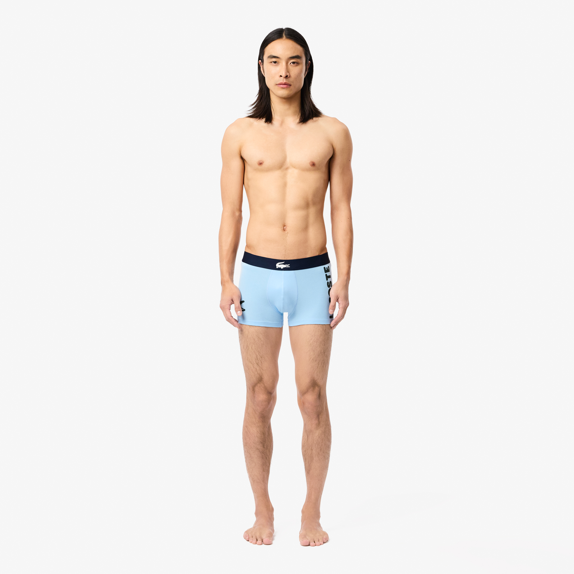 Bộ 3 Quần Lót Trunk Lacoste Nam Họa Tiêt In